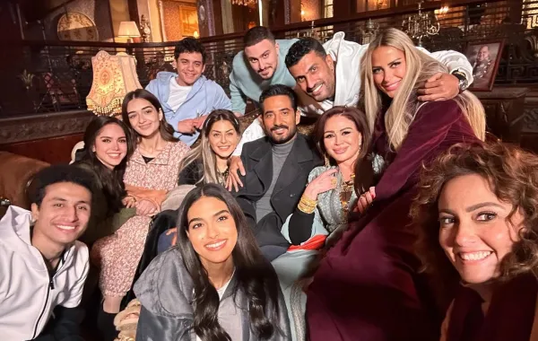 أبطال سيد الناس - الصورة من حساب عمرو سعد على انستغرام